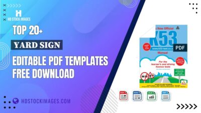 Top 20+ Yard Sign Editable PDF Templates Free Download