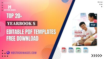 Top 20+ Yearbook S Editable PDF Templates Free Download