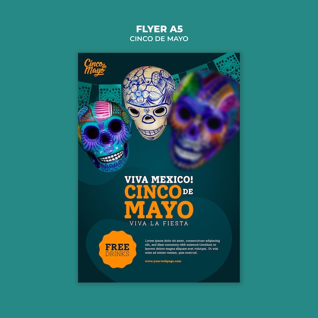 Top 20+ Cinco De Mayo Flyer PSD Templates Free Download