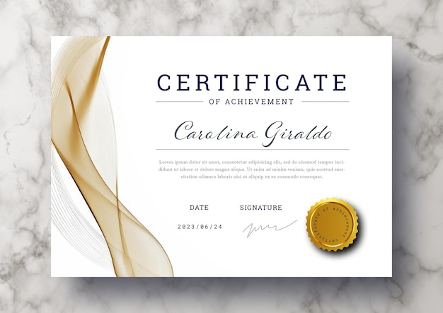 Banner image of Top 20+ Certificate Of Completion PSD Templates Free Download