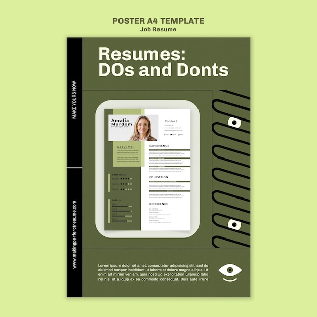 Banner image of Top 20+ Professional Resume PSD Templates Free Download