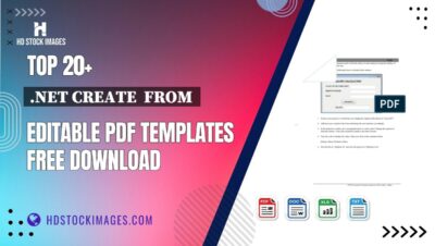 Top 20+ .net Create  From  Editable PDF Templates Free Download