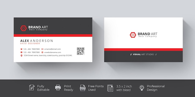 Banner image of Top 20+ Standard Business Card PSD Templates Free Download