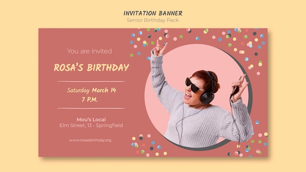 Top 20+ Birthday Invitations PSD Templates Free Download