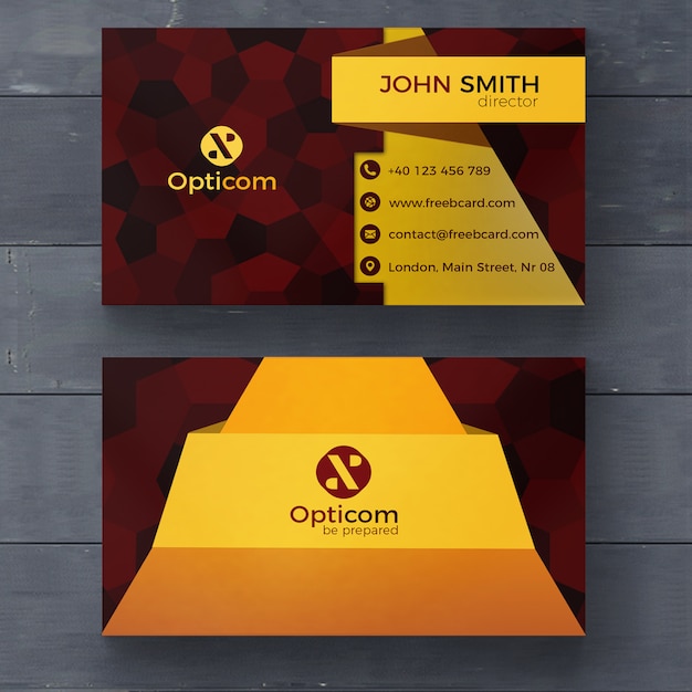 Top 20+ Visiting Card Design File PSD Templates Free Download