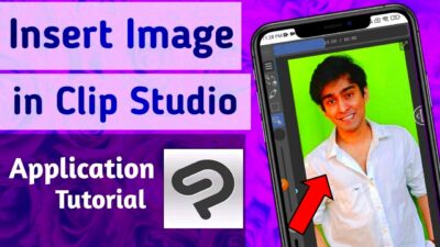 How to Insert Image in Clip Studio Paint app  YouTube