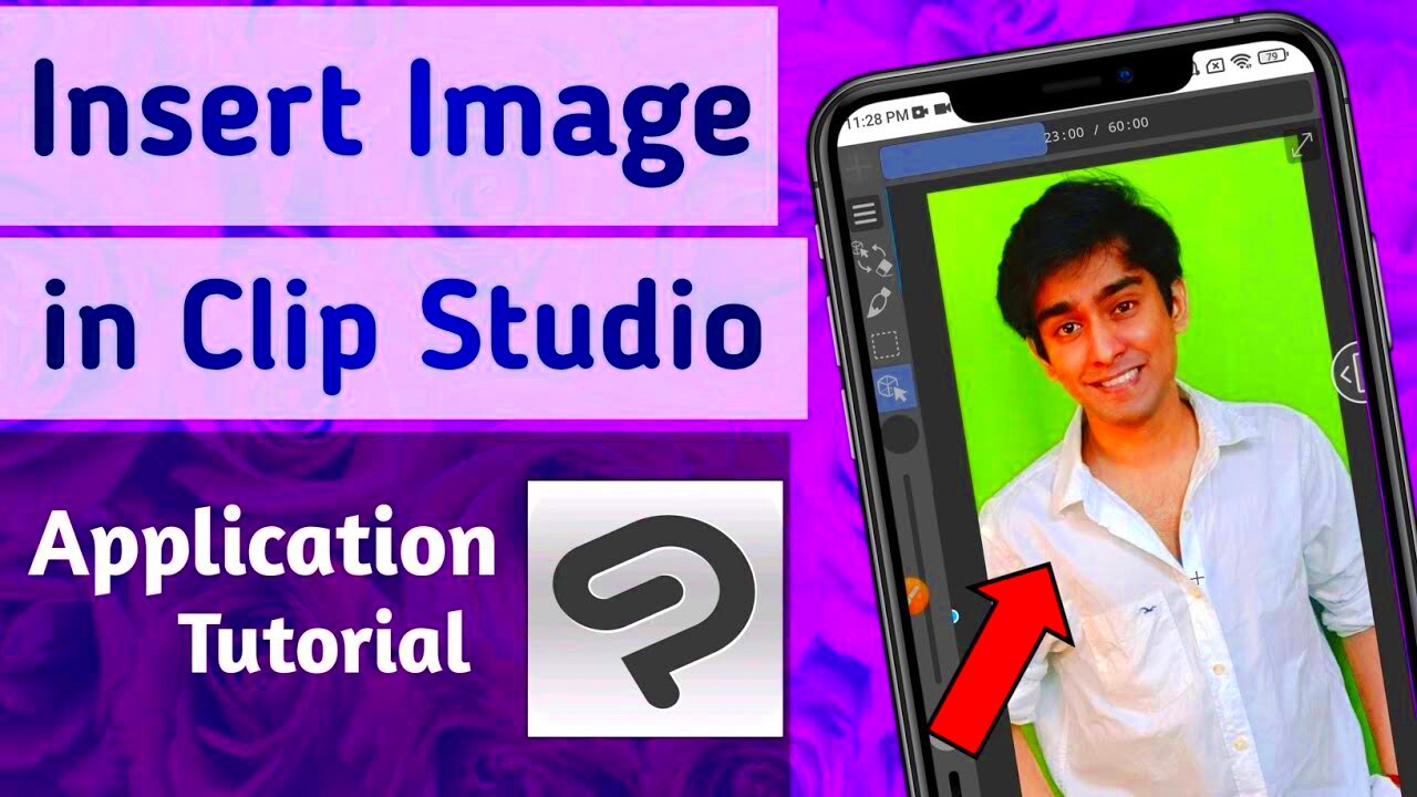 How to Insert Image in Clip Studio Paint app  YouTube