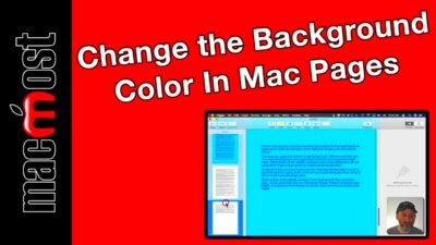 How To Change the Background Color In Mac Pages MacMost 1903  YouTube