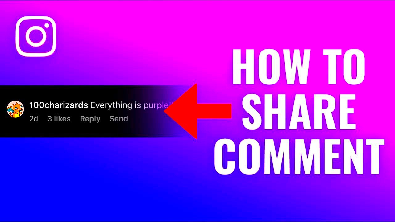 How to Share Instagram Comment  YouTube