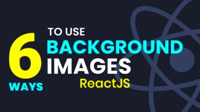 How to Add Background Image using React JS  How to Set Image as